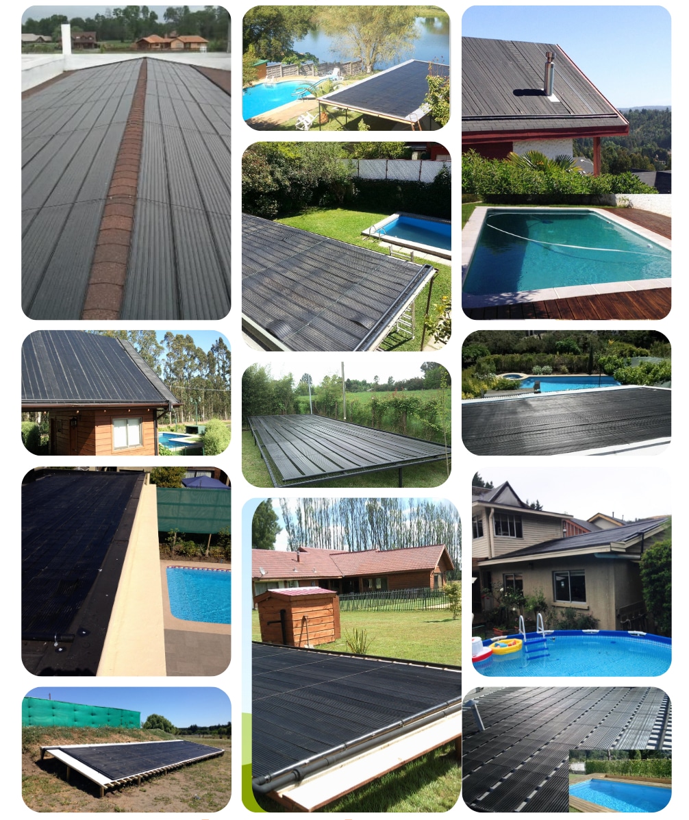 Paneles solares para temperado de piscinas